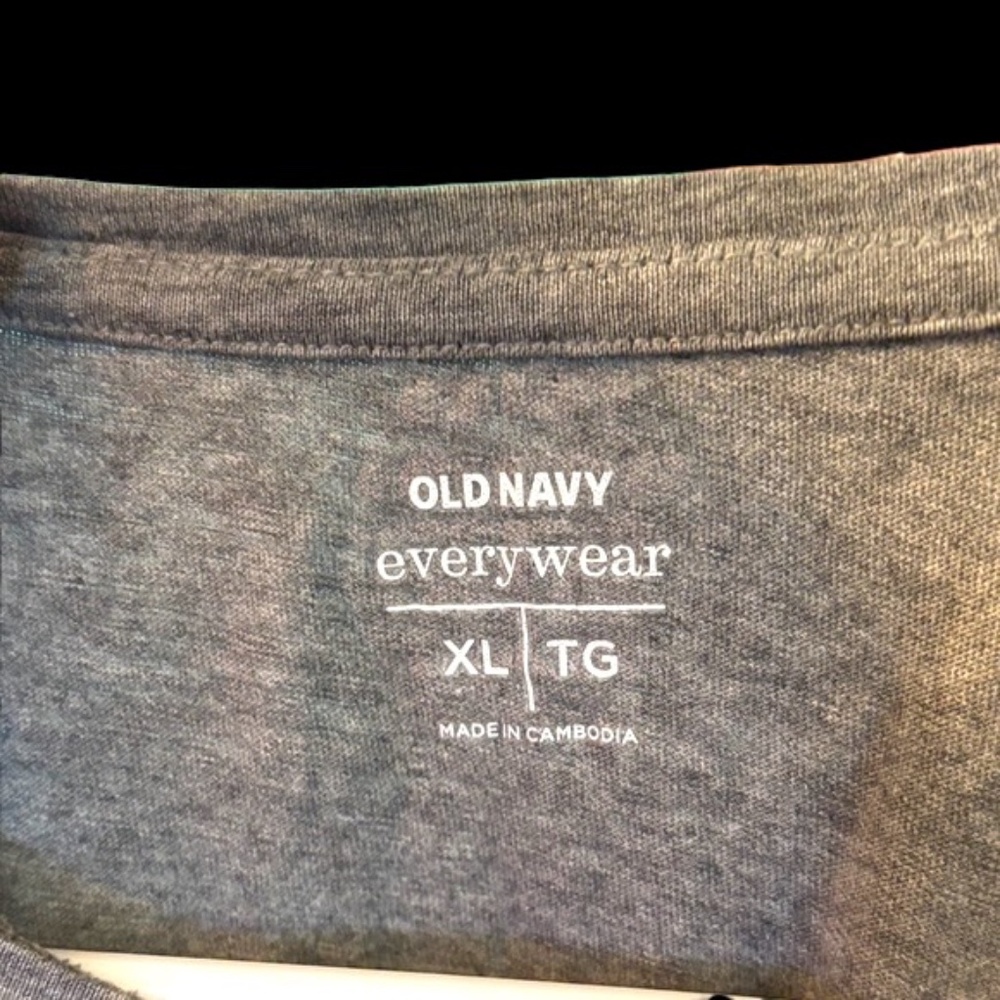 NWOT-Old Navy Gray Everywear Long Sleeve Shirt - Picture 2 of 7